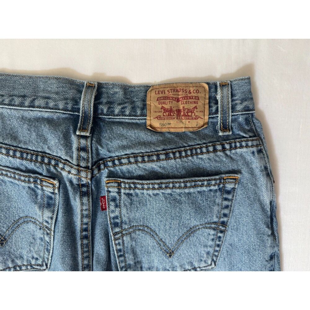 Levi's 550 Classic Relaxed Tapered Jean | Size 10 Short - Picture 4 of 7